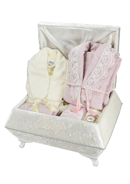 18 Pcs "MARGARET"  Bathrobe Set 100% Cotton