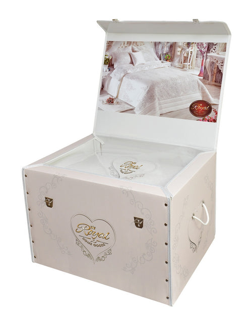 Load image into Gallery viewer, 3 Pcs "DORE" Bed Cover Set (Hand-Made)