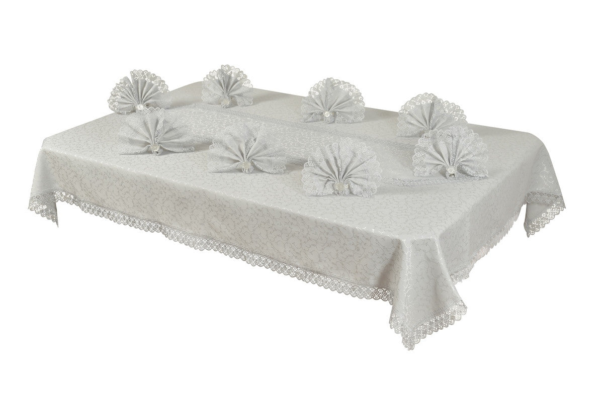 Sultan Table Cloth Set  ''Gray''
