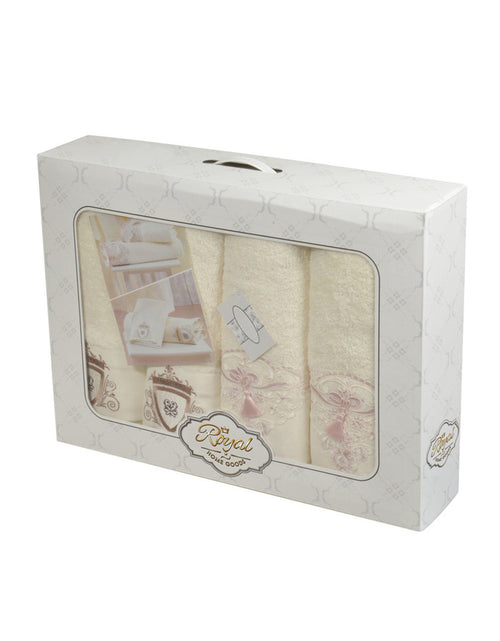 Load image into Gallery viewer, 4 Pcs "Elfida" Towel Set 100% Cotton