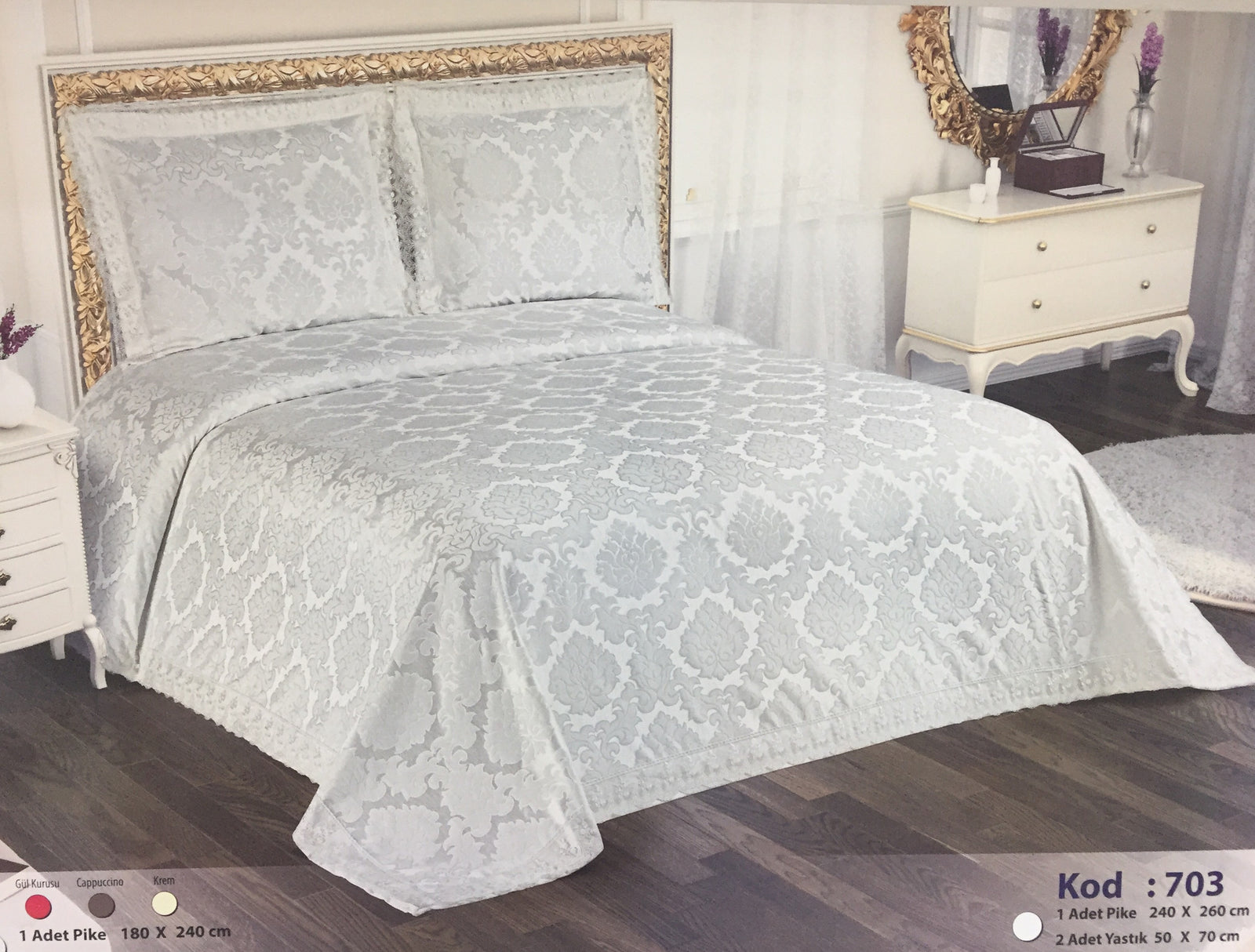 "Chakra" 3pcs bed spread