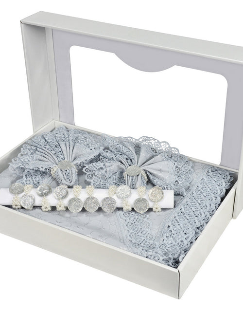 Load image into Gallery viewer, Sultan Table Cloth Set  ''Gray''