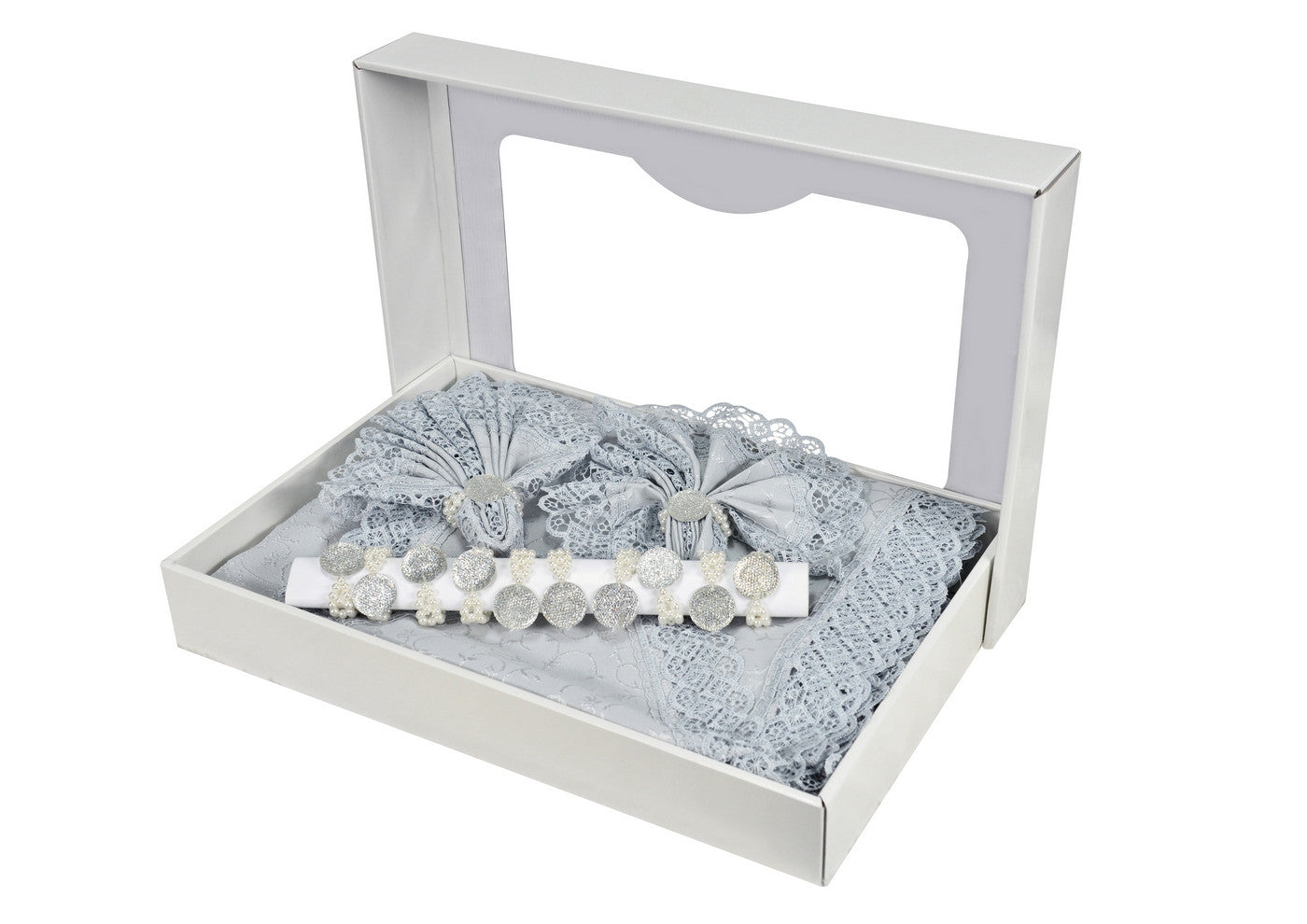 Sultan Table Cloth Set  ''Gray''