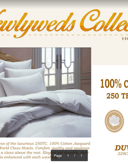 Load image into Gallery viewer, Hotel Collection  Duvet Cover