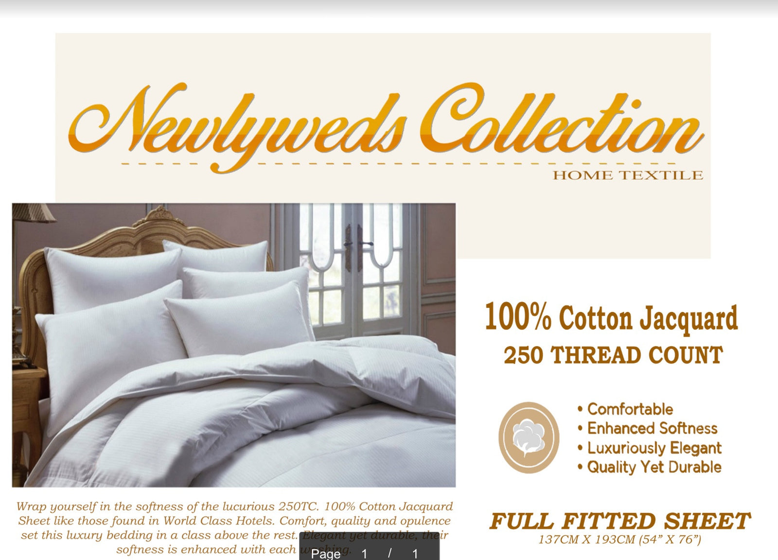 Hotel Collection  Fitted Sheet