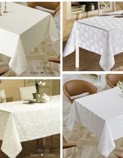 Load image into Gallery viewer, Jackline Tablecloth Scalp Edges (Water Resistant)