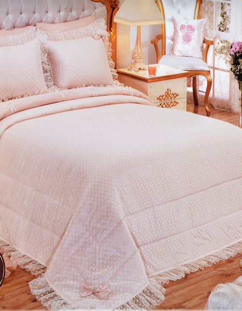 Load image into Gallery viewer, 3 Pcs "LIDIYA" Bed Cover Set (Hand-Made)