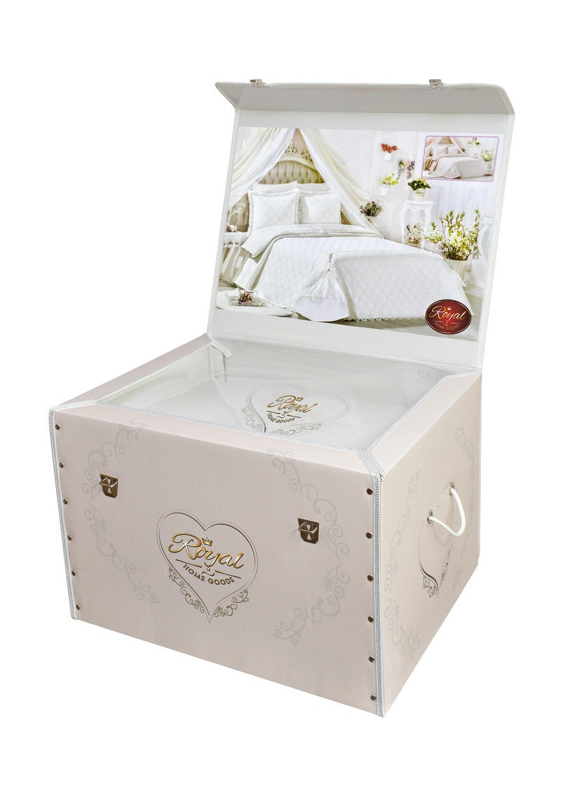 3 Pcs "MANOLYA" Bed Cover Set (Hand-Made)