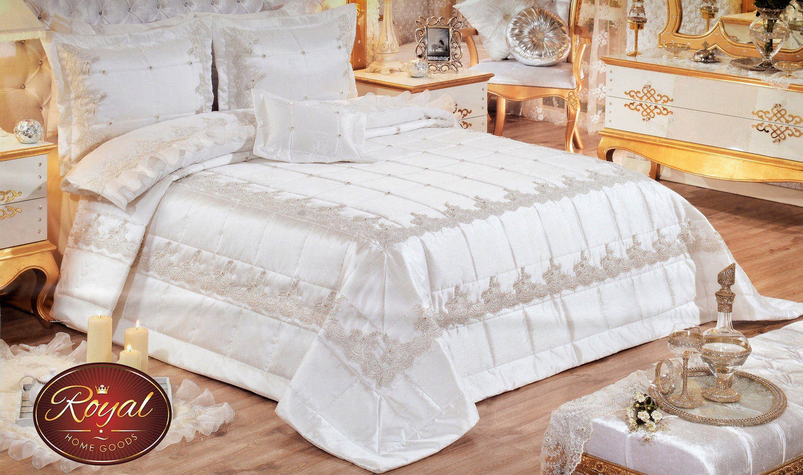 3 Pcs "NOSTALJI" Bed Cover Set (Hand-Made)