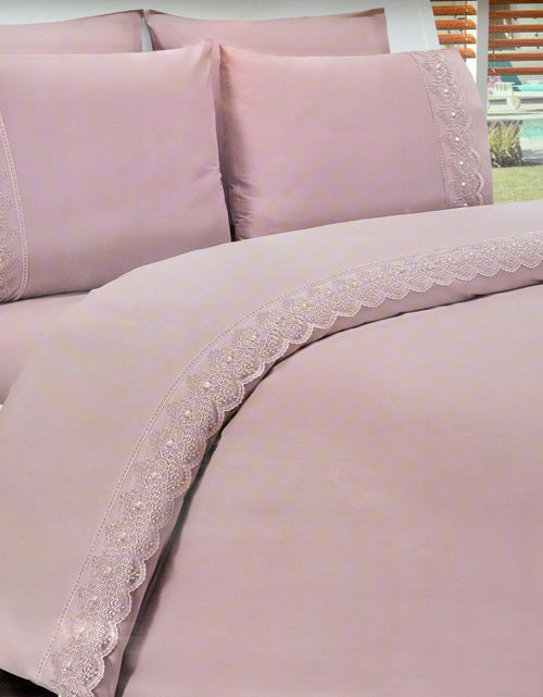 Load image into Gallery viewer, 6 Pcs "Pique French" Bed Cover Set (Hand-Made)