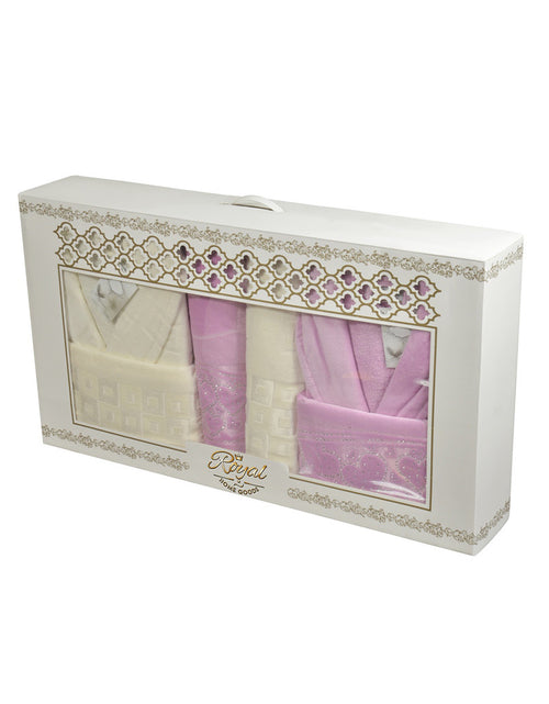 Load image into Gallery viewer, 6 Pcs Family Bathrobe Set "Velour"