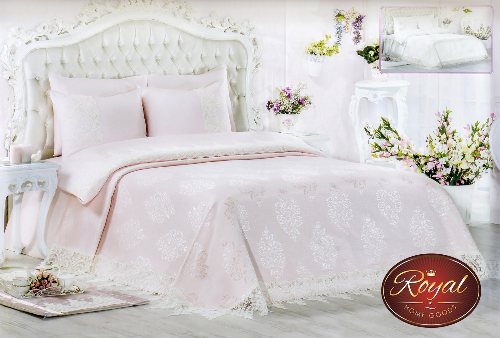 3 Pcs "Zumrut" Pique Set (Hand-Made)