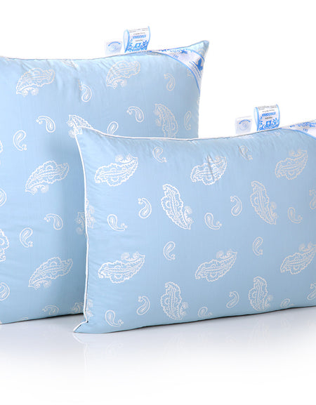 Goose Down/Feather Pillow Collection"Classica" Grey goose down 50%, goose feather 50% (Feels medium hard)