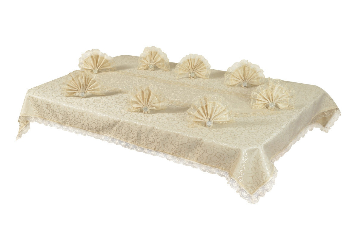 Sultan Table Cloth  Set ''Cappiccino''