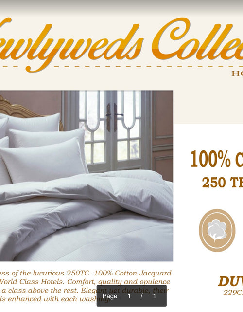 Load image into Gallery viewer, Hotel Collection  Duvet Cover
