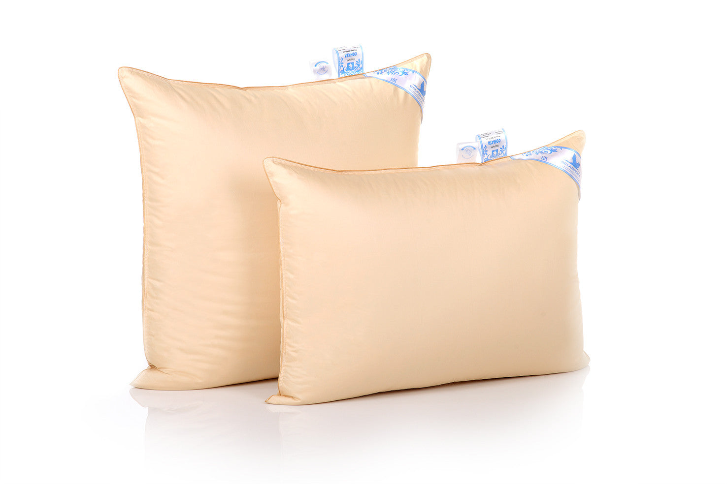 Natural Goose Down Pillow Collections "SONATA" Extra quality 100% grey goose down (Feels very  soft)