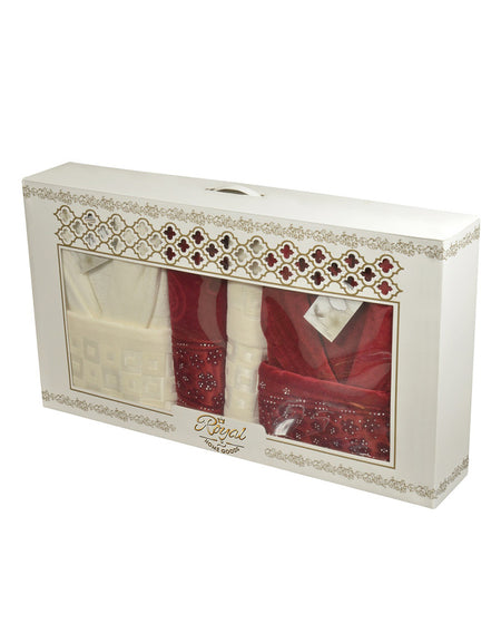 6 Pcs Family Bathrobe Set "Velour"