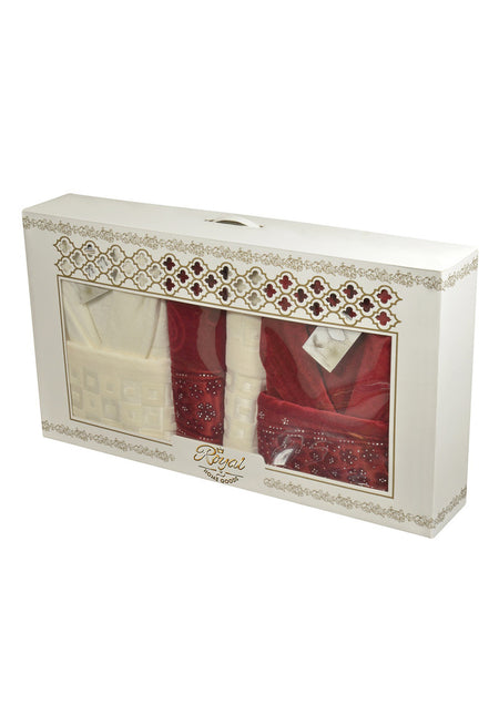 6 Pcs Family Bathrobe Set "Velour"