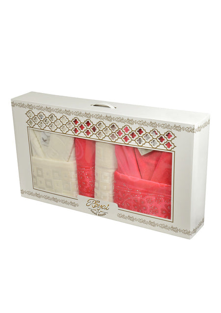 6 Pcs Family Bathrobe Set "Velour"