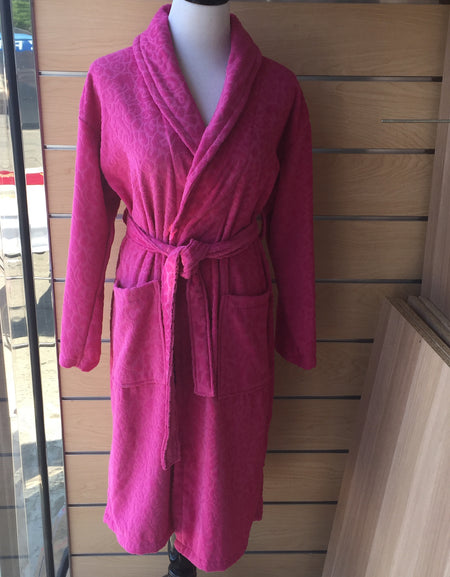 Leopard Velur Bathrobe