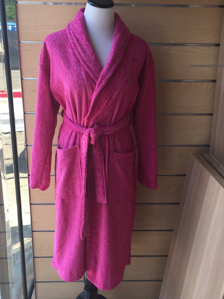 Leopard Velur Bathrobe