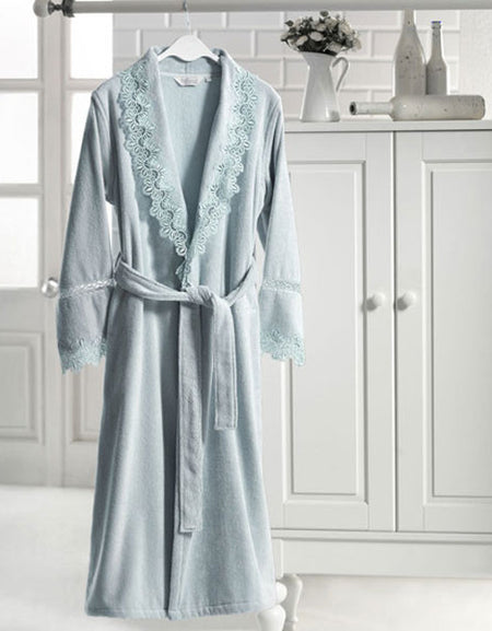 "Victoria" Bathrobe 100% Soft Cotton