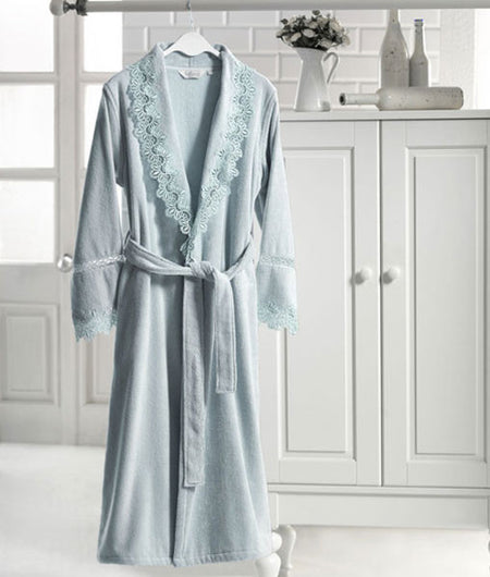 "Victoria" Bathrobe 100% Soft Cotton